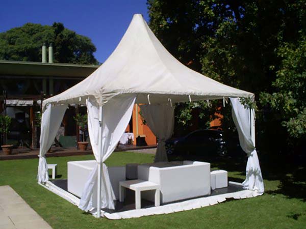 Carpa 4x4 con piso y continente